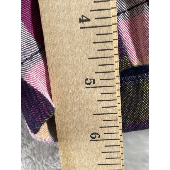 J Crew Vibrant Plaid Women's 5" Shorts Size 10 Reimagined Summer '22 EUC Cotton - Picture 5 of 11